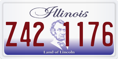 IL license plate Z421176