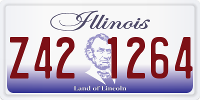 IL license plate Z421264