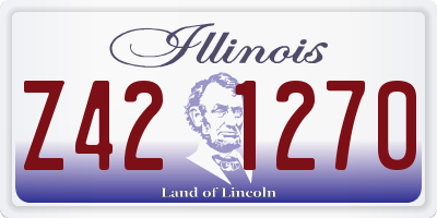 IL license plate Z421270