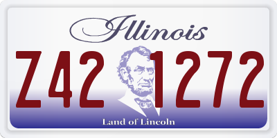IL license plate Z421272