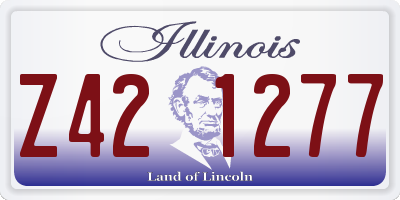 IL license plate Z421277