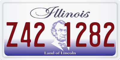IL license plate Z421282