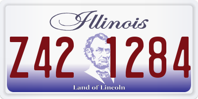 IL license plate Z421284