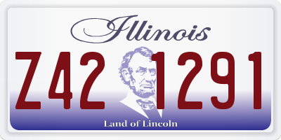 IL license plate Z421291