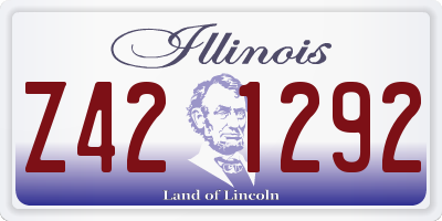 IL license plate Z421292