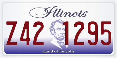 IL license plate Z421295