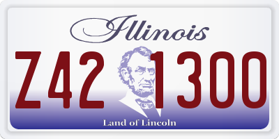 IL license plate Z421300