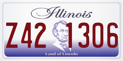 IL license plate Z421306