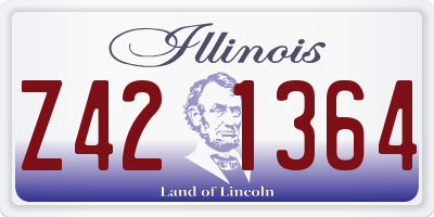 IL license plate Z421364
