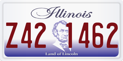 IL license plate Z421462