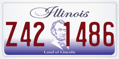 IL license plate Z421486