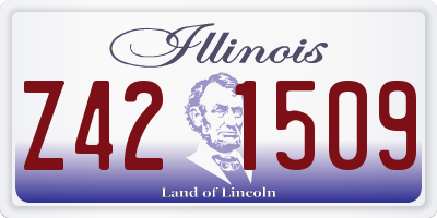 IL license plate Z421509