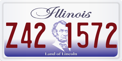 IL license plate Z421572