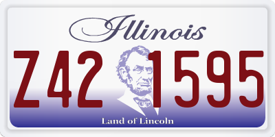IL license plate Z421595