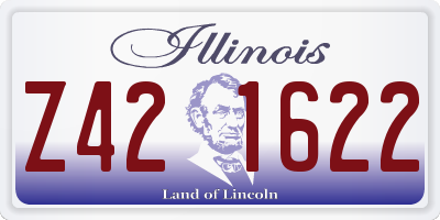 IL license plate Z421622