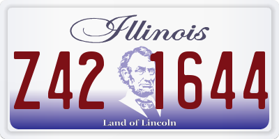 IL license plate Z421644