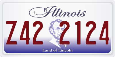IL license plate Z422124