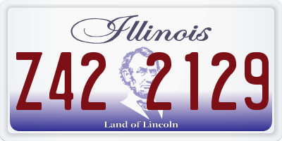 IL license plate Z422129