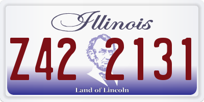 IL license plate Z422131