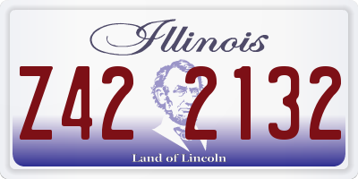 IL license plate Z422132