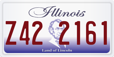 IL license plate Z422161
