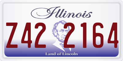 IL license plate Z422164