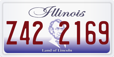 IL license plate Z422169