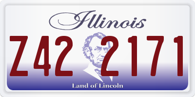 IL license plate Z422171