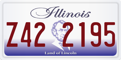 IL license plate Z422195