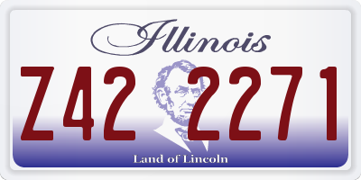 IL license plate Z422271