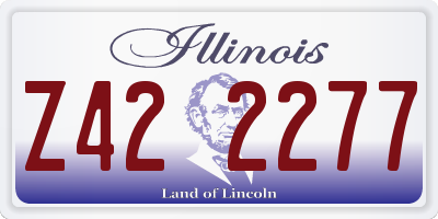 IL license plate Z422277
