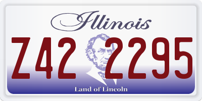 IL license plate Z422295