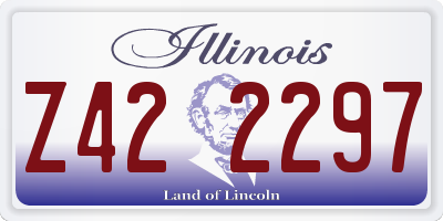 IL license plate Z422297