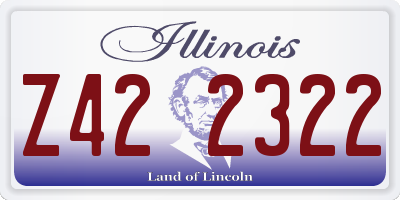 IL license plate Z422322