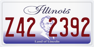 IL license plate Z422392