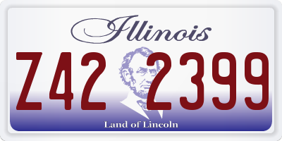 IL license plate Z422399