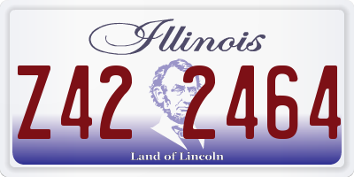 IL license plate Z422464