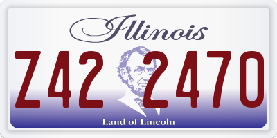 IL license plate Z422470