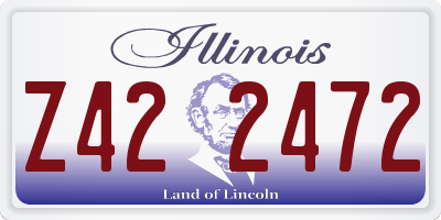 IL license plate Z422472
