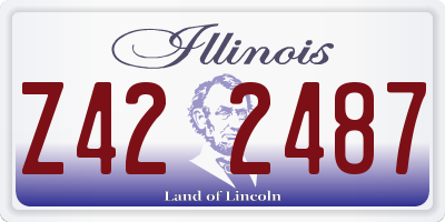 IL license plate Z422487