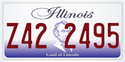 IL license plate Z422495