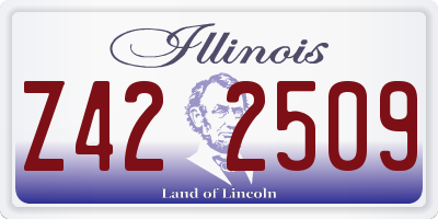 IL license plate Z422509