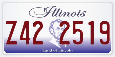 IL license plate Z422519