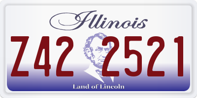 IL license plate Z422521