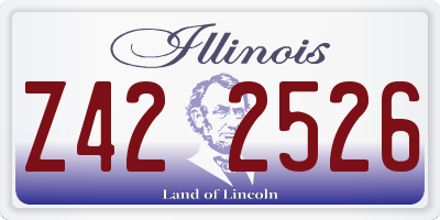 IL license plate Z422526