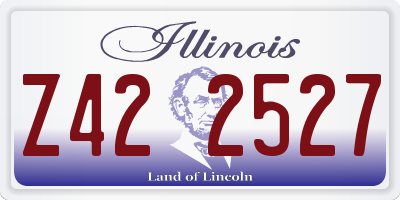 IL license plate Z422527