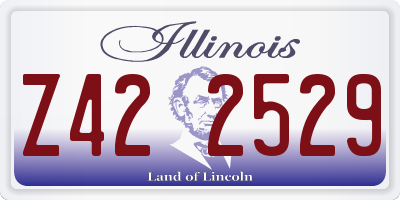 IL license plate Z422529