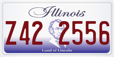 IL license plate Z422556