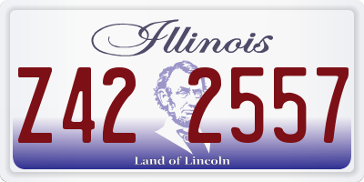 IL license plate Z422557