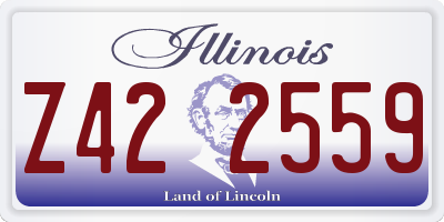 IL license plate Z422559